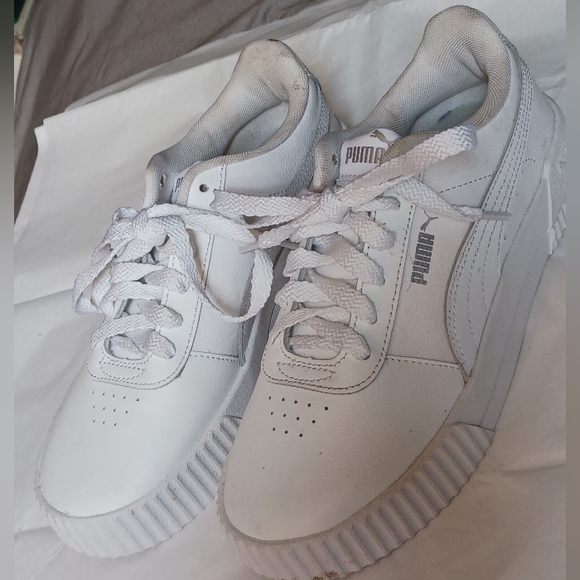 Puma White Sneakers for Women - Picture 1 of 13